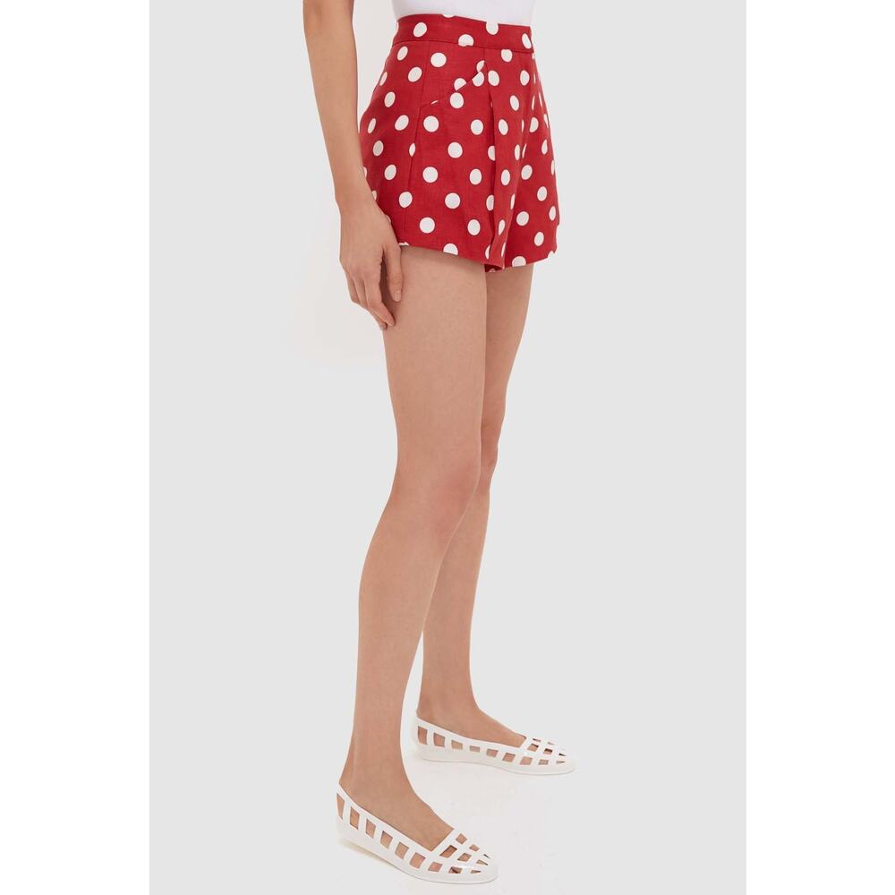 Posse Red and White Polka Dot Women’s Shorts - Picture 4 of 7